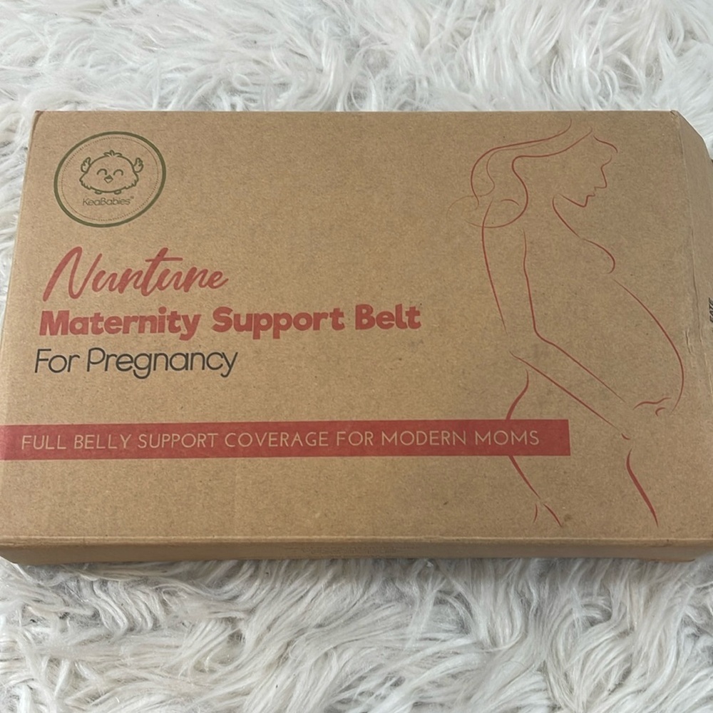 KEABABIES Nurture Maternity Support Belt For Pregnancy Nude NEW - Picture 2 of 8